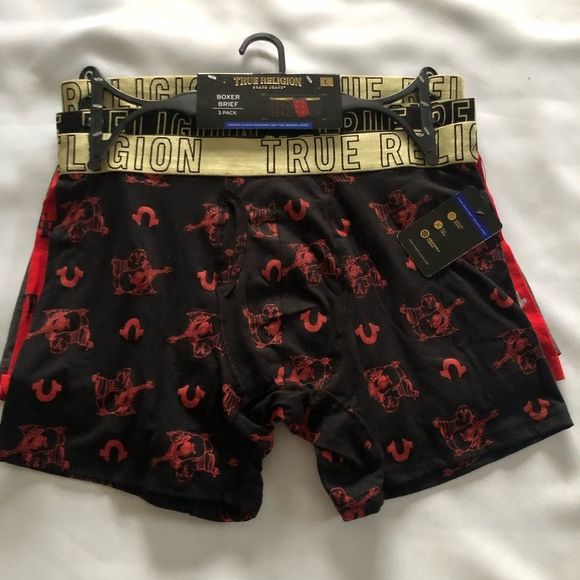 True Religion Underwear & Socks Truereligion Boxer Brief Mens 3 Pack Large Poshmark